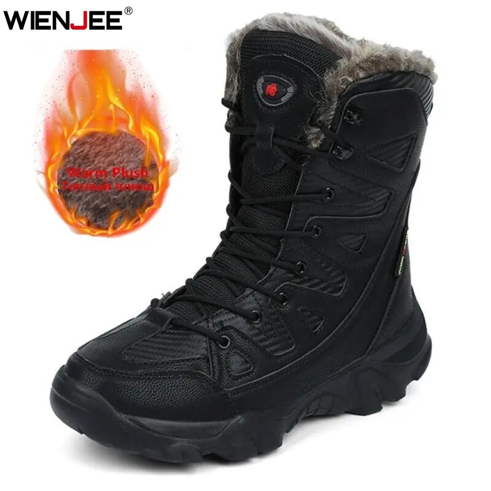Sneaker Zone - Winter Waterproof Men Boots Plush Super
