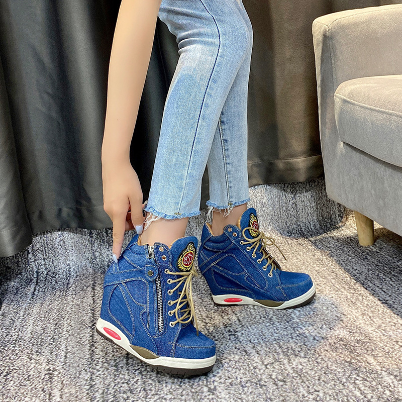 Big Size Women's Denim Wedges  - огляд і ціна Sneaker Zone