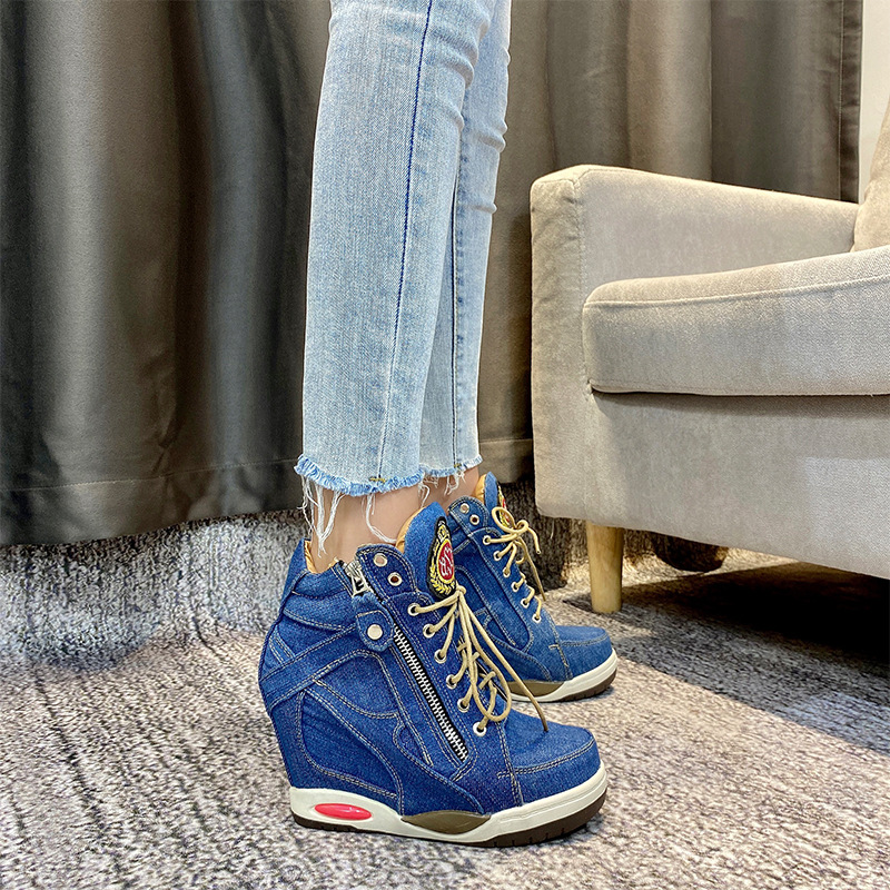 Big Size Women's Denim Wedges  - огляд і ціна Sneaker Zone